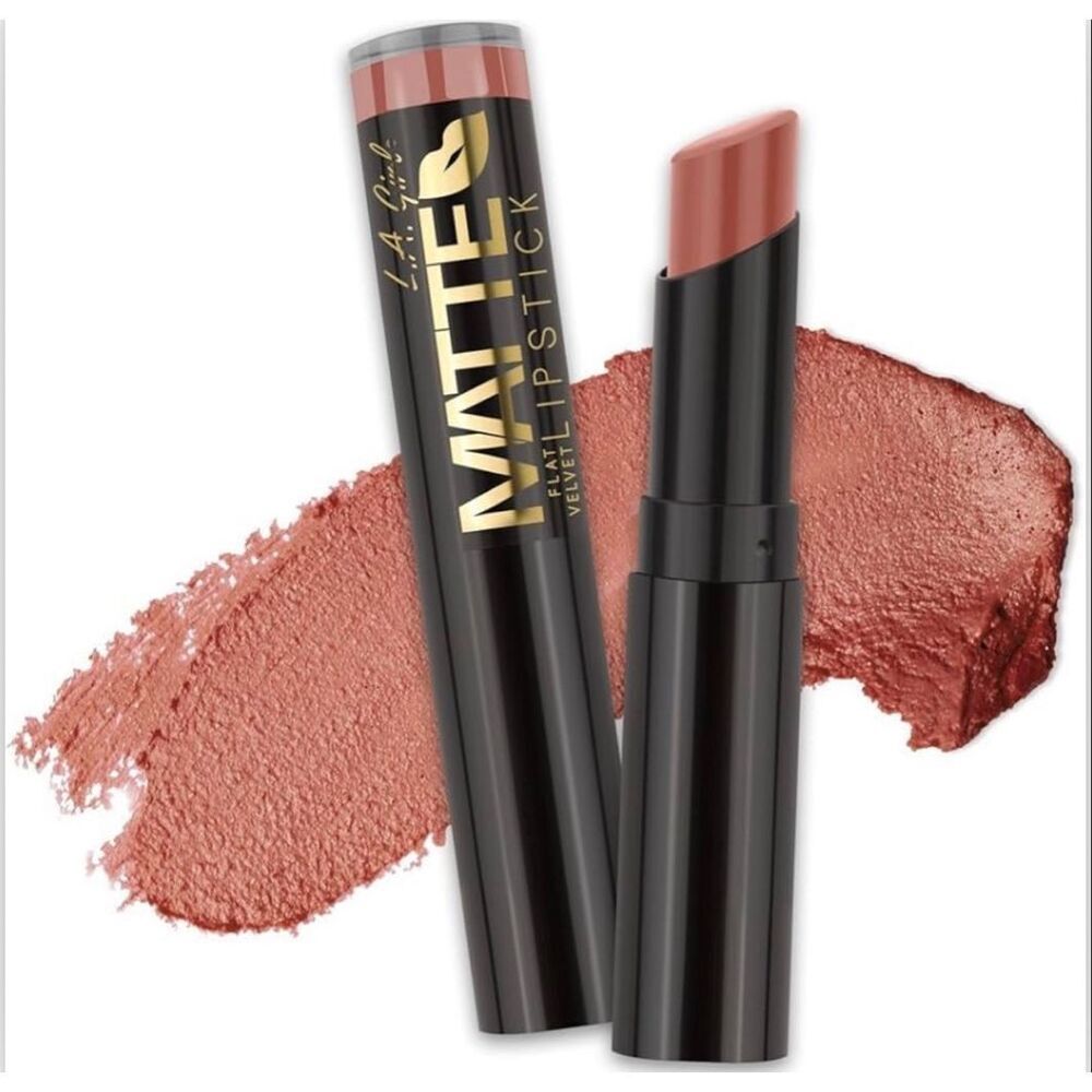 LA Girl Matte Flat Velvet Lipstick in GLC812 Snuggle Warm Toned Nude